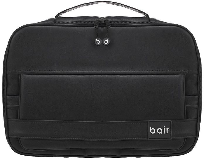 Коляска 2 в 1 Bair Kiwi кожа 100% BK-63/15 желтый - черный