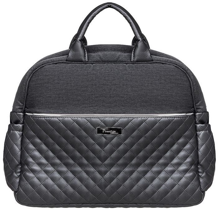 Коляска 2 в 1 класична Roan Marita Prestige (14" білі колеса, хром рама) P231 графіт - графітова (шкіра) перламутр