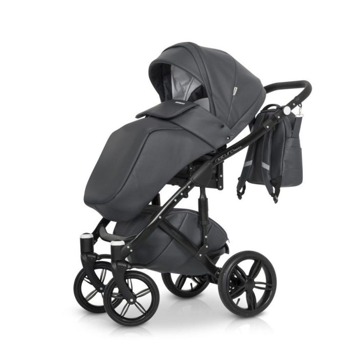 Коляска 2 в 1 Riko Naturo Ecco 04 Antracite