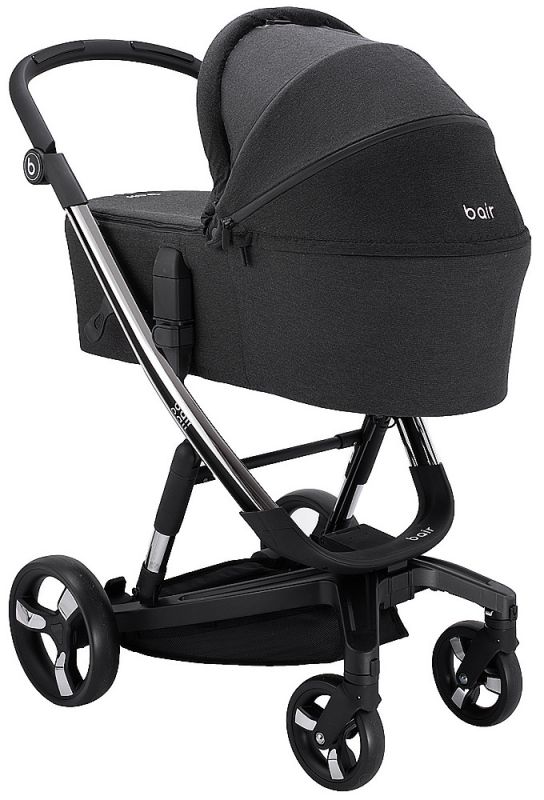 Коляска 2 в 1 Bair Electra B-touch system BE-01 black (чорний)