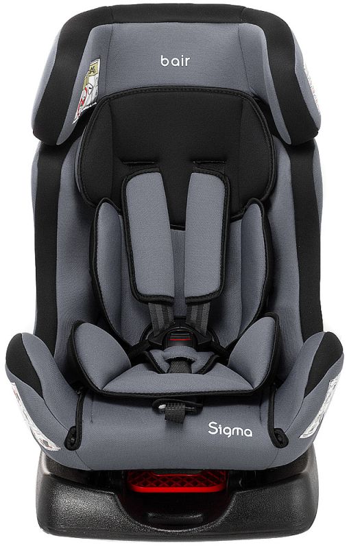 Автокресло Bair Sigma 0+/1/2 (0-25 кг) DS2423 черный - серый