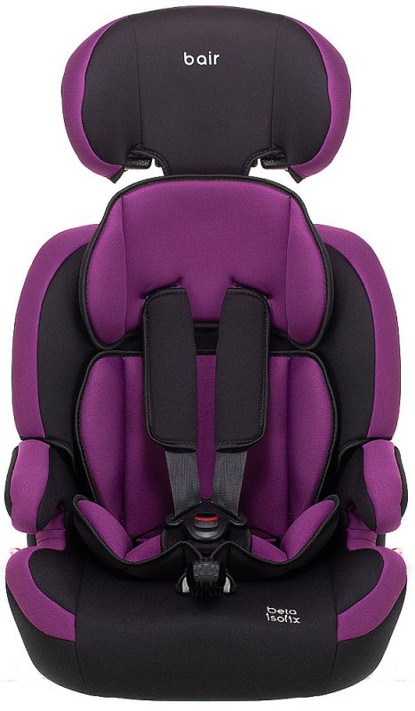 Автокрісло Bair Beta 1/2/3 (9-36 кг) DB1824 чорний - фіолетовий