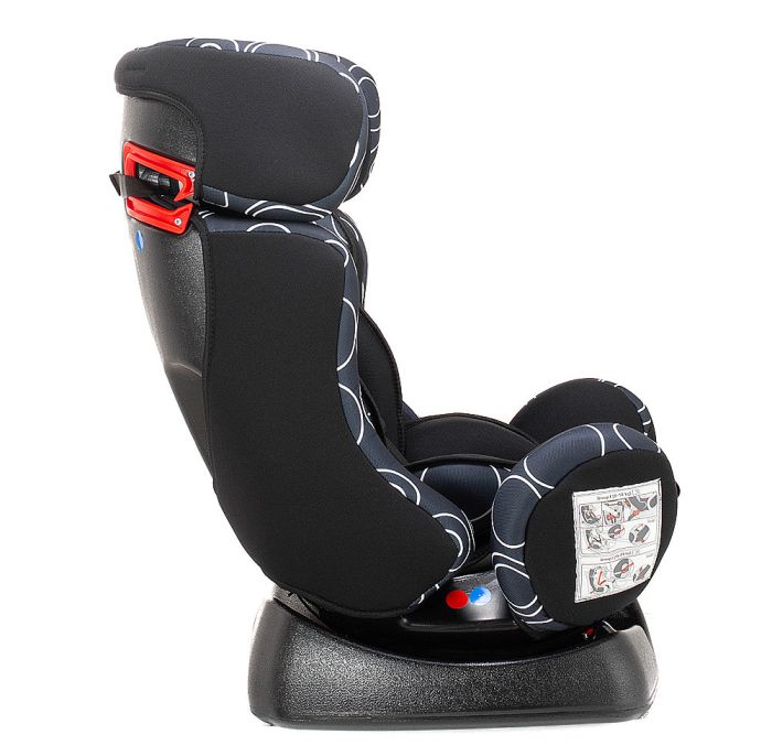 Автокрісло Bair Sigma 0+/1/2 (0-25 кг) DS1424 чорний - темно-синій (круги)