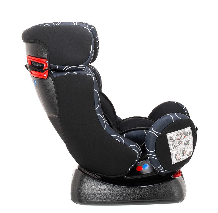 Автокрісло Bair Sigma 0+/1/2 (0-25 кг) DS1424 чорний - темно-синій (круги)