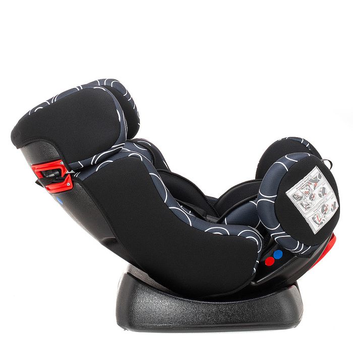 Автокрісло Bair Sigma 0+/1/2 (0-25 кг) DS1424 чорний - темно-синій (круги)