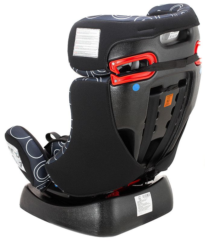 Автокрісло Bair Sigma 0+/1/2 (0-25 кг) DS1424 чорний - темно-синій (круги)