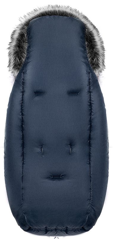 Зимний конверт Bair Polar premium  темно-синий - серая кожа
