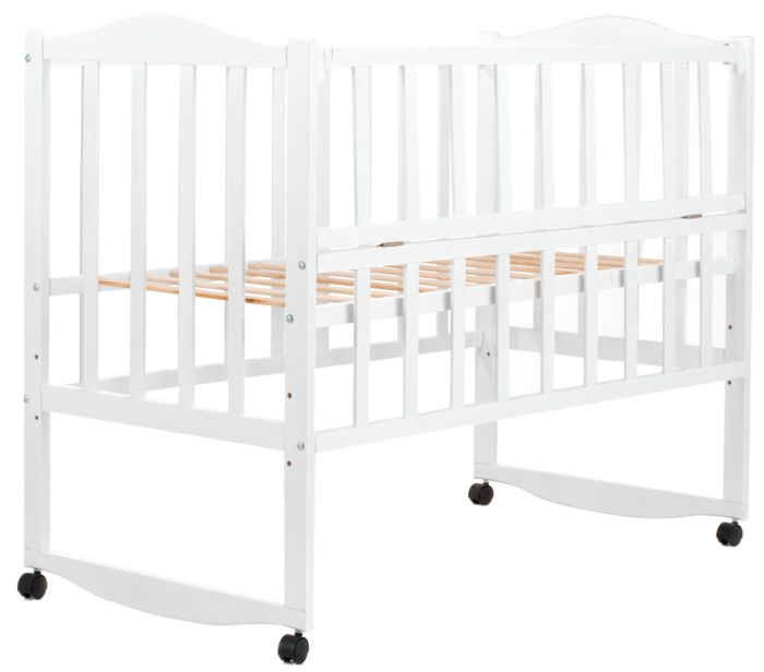 Кровать Babyroom Зайчонок ZL101 откидной бок  белая
