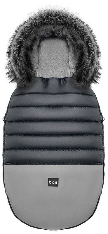 Зимний конверт Bair Polar premium  графит - серая кожа