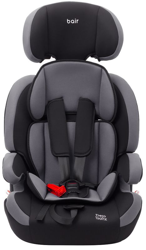 Автокрісло Bair Beta Iso-fix 1/2/3 (9-36 кг) DBI2423 чорний - сірий
