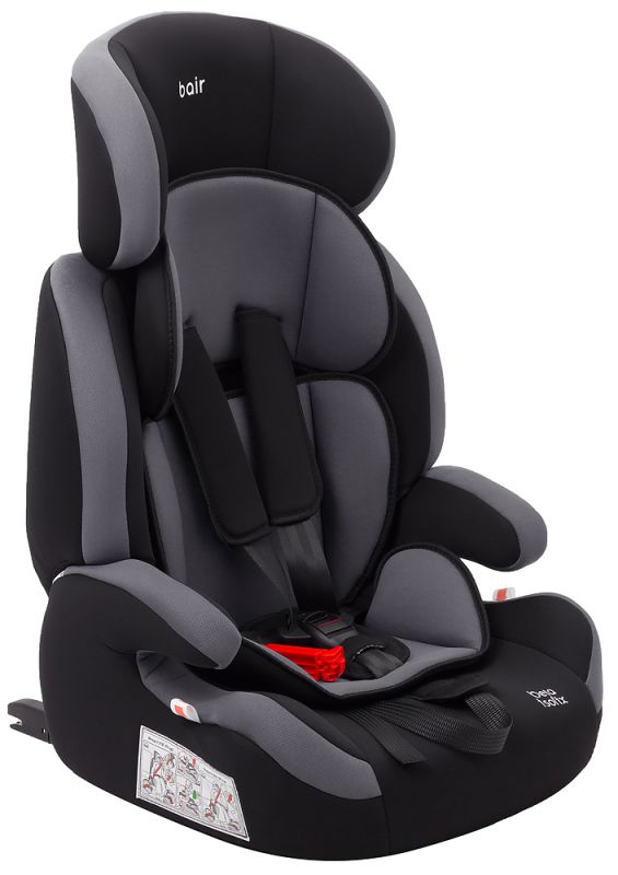 Автокрісло Bair Beta Iso-fix 1/2/3 (9-36 кг) DBI2423 чорний - сірий