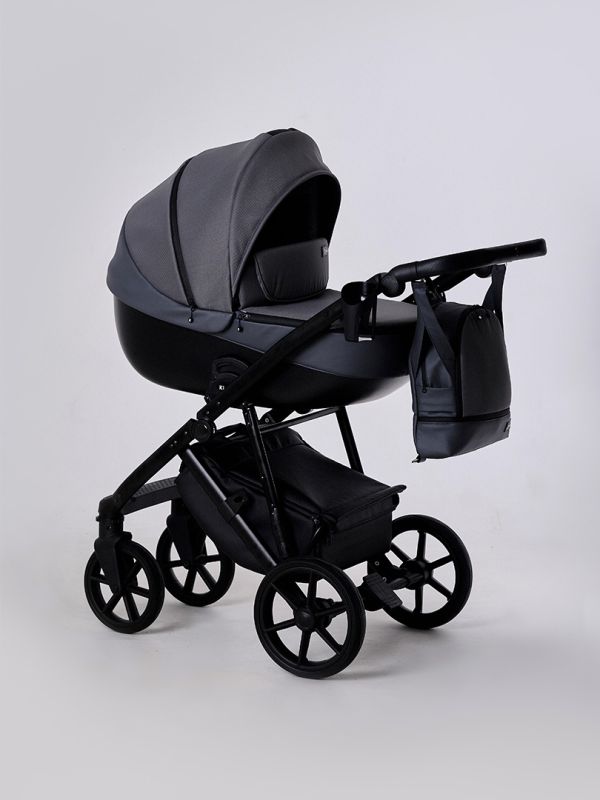 Коляска 2 в 1 Kidex M-FLY Graphite