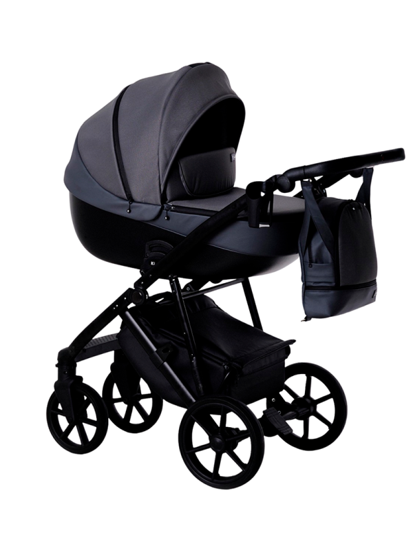 Коляска 2 в 1 Kidex M-FLY Graphite