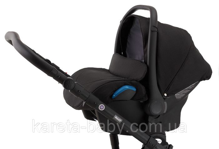 Автокресло Adamex Kite BR610 черный (малиновый люрекс)