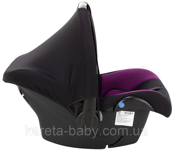 Автокресло Bair Kappa 0+ (0-13 кг) DK 1824 черный - фиолетовый