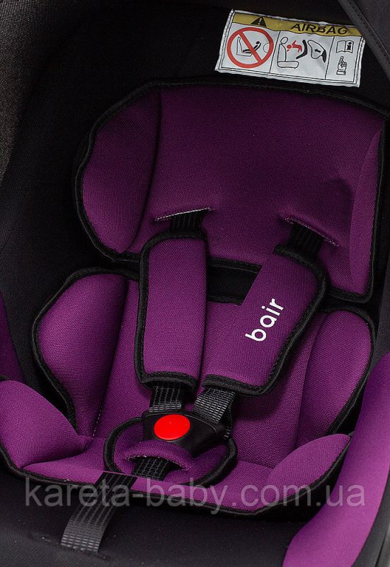 Автокресло Bair Kappa 0+ (0-13 кг) DK 1824 черный - фиолетовый
