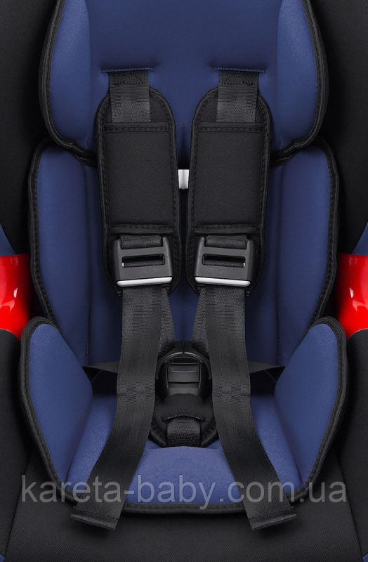 Автокресло Bair Omega 1/2 (9-25 кг) DO2437 черный - индиго