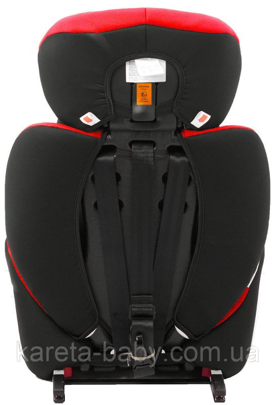 Автокрісло Bair Beta Iso-fix 1/2/3 (9-36 кг) DBI2426 чорний - червоний