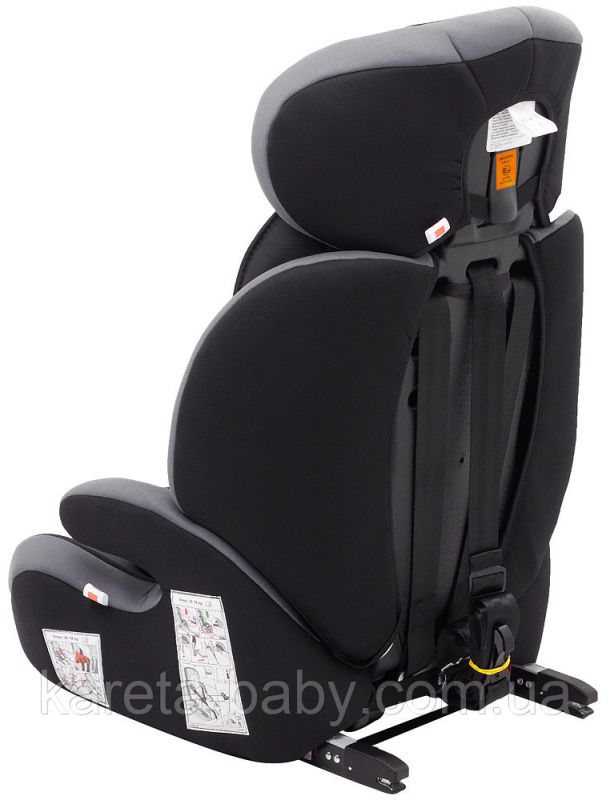Автокрісло Bair Beta Iso-fix 1/2/3 (9-36 кг) DBI2423 чорний - сірий