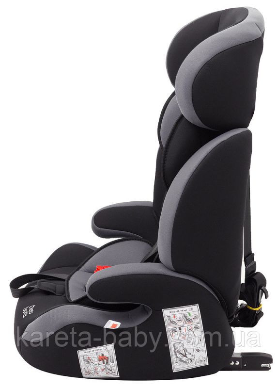 Автокрісло Bair Beta Iso-fix 1/2/3 (9-36 кг) DBI2423 чорний - сірий