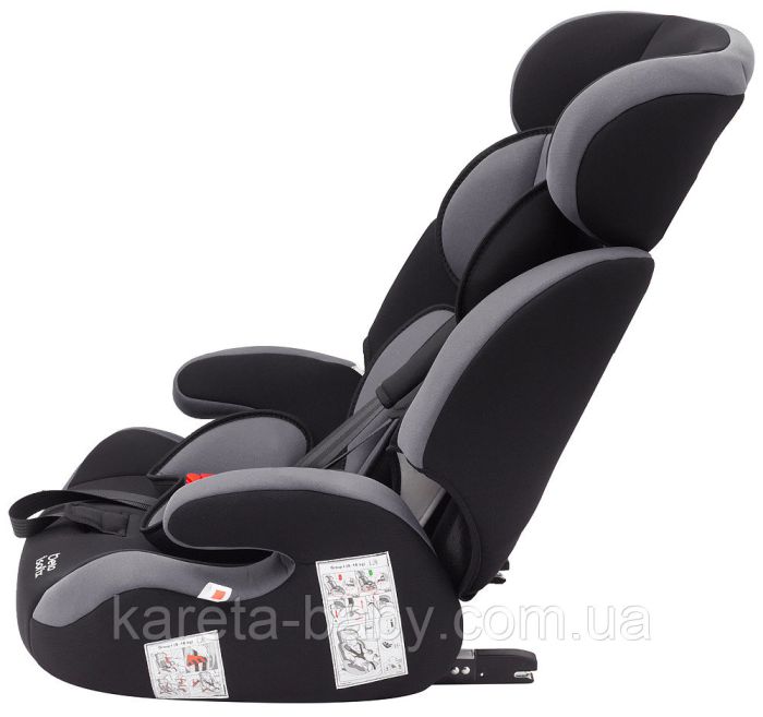 Автокрісло Bair Beta Iso-fix 1/2/3 (9-36 кг) DBI2423 чорний - сірий