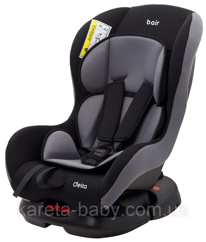Автокресло Bair Delta 0/1 (0-18 кг) DD2423 черный - серый