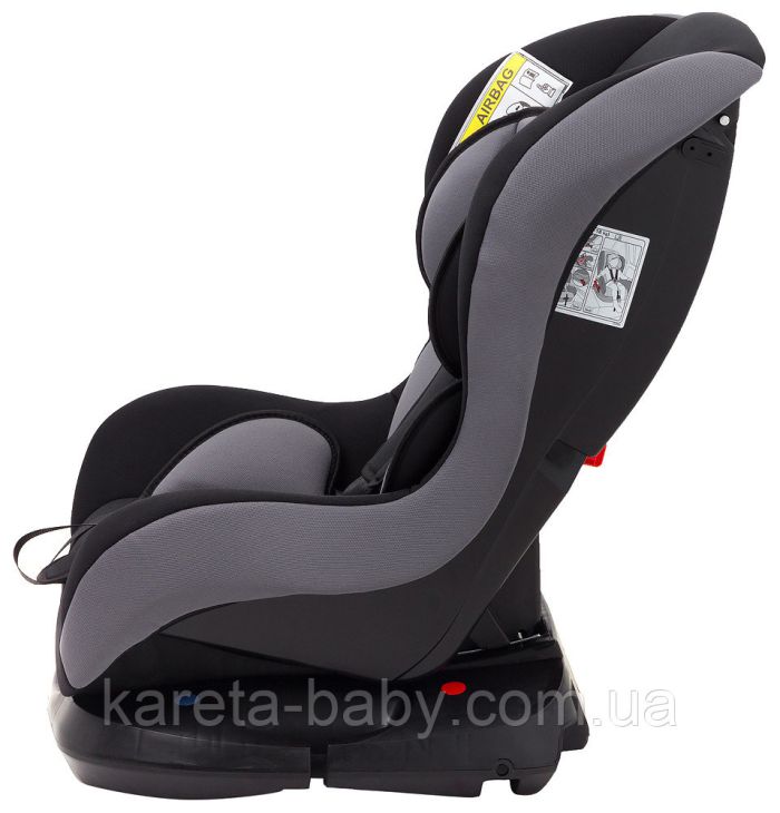 Автокресло Bair Delta 0/1 (0-18 кг) DD2423 черный - серый