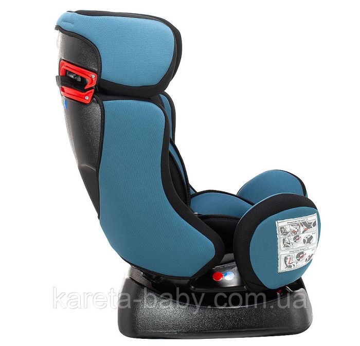 Автокрісло Bair Sigma 0+/1/2 (0-25 кг) DS2924 чорний - темно-бірюзовий