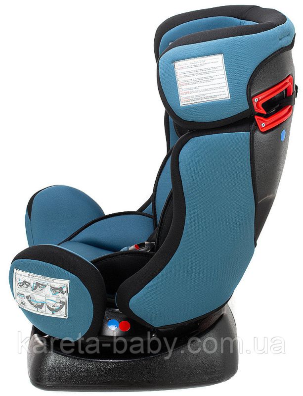 Автокрісло Bair Sigma 0+/1/2 (0-25 кг) DS2924 чорний - темно-бірюзовий