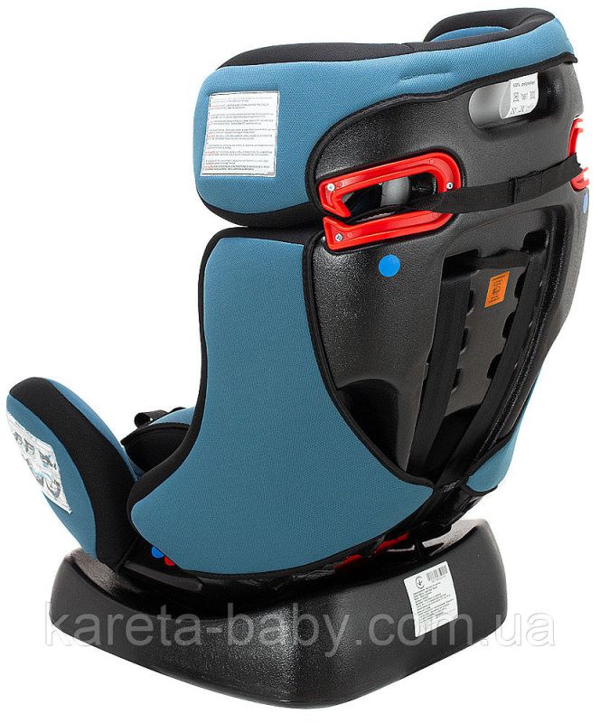 Автокрісло Bair Sigma 0+/1/2 (0-25 кг) DS2924 чорний - темно-бірюзовий