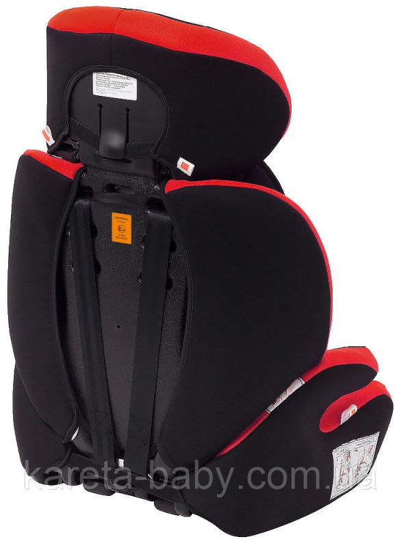 Автокресло Bair Beta 1/2/3 (9-36 кг) DB2426 черный - красный