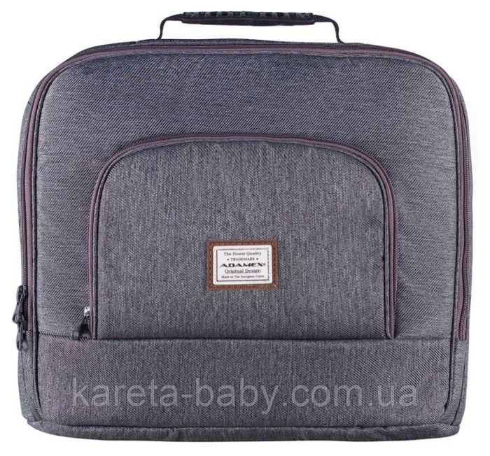 Коляска 2 в 1 Adamex Luciano jeans Q2 сірий (сіра рама)