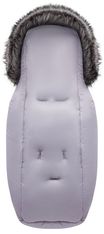 Зимовий конверт Bair Polar premium сірий - срібло шкіра