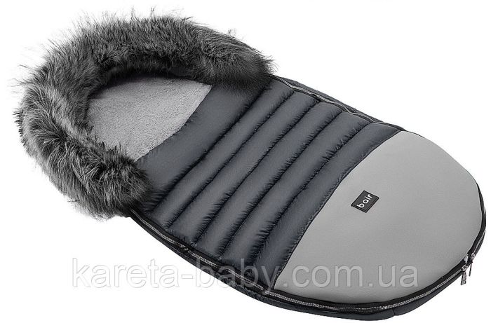 Зимний конверт Bair Polar premium  графит - серая кожа