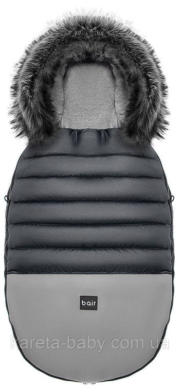 Зимний конверт Bair Polar premium  графит - серая кожа