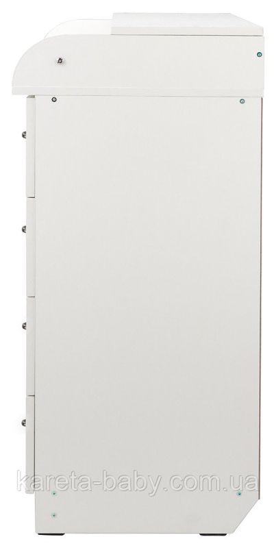Пеленальний комод Babyroom Комод 4 тел.Big 102x80x50 білий