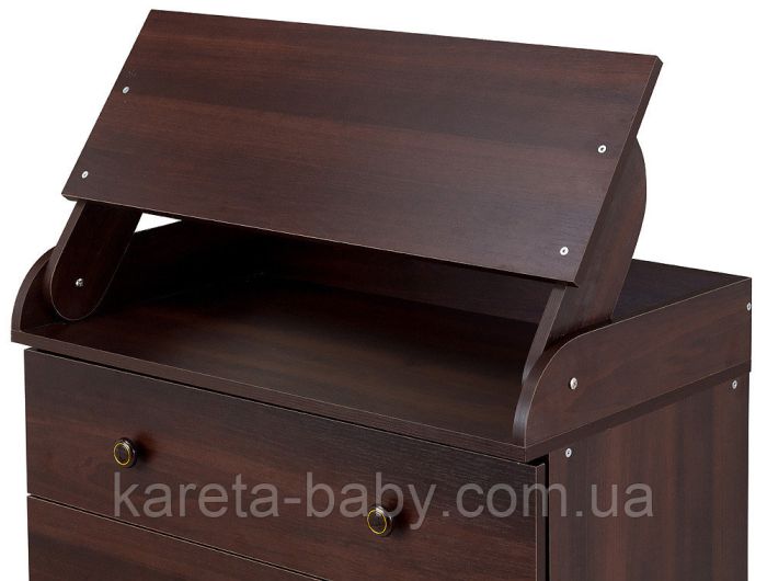 Пеленальный комод Babyroom Комод 4 тел.Big 102x80x50  орех темный