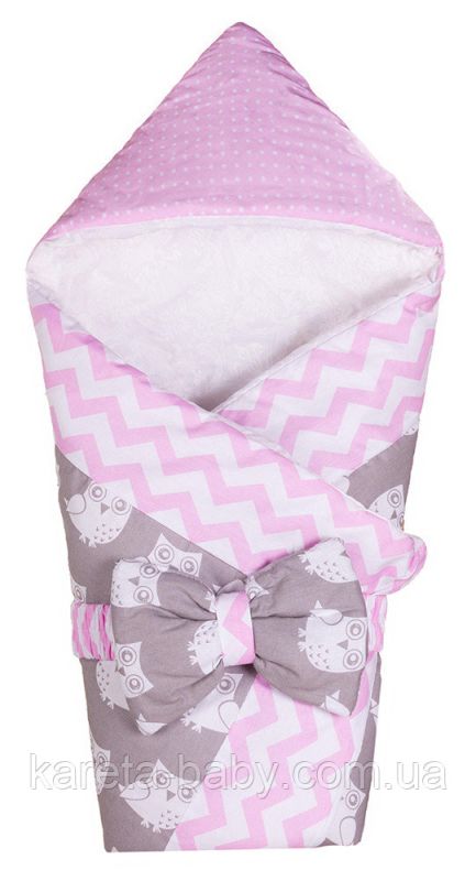 Конверт-одеяло Babyroom Dream DM-010  розовый совы