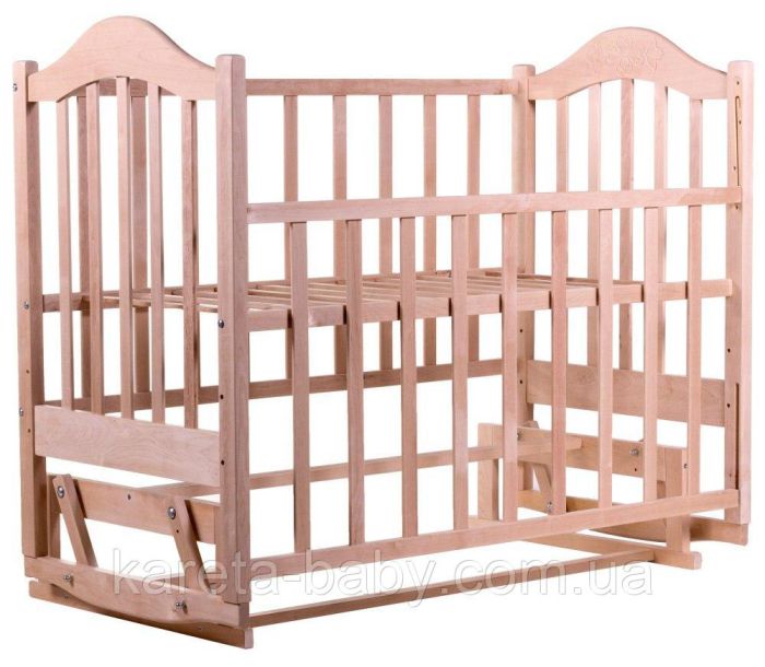 Кровать Babyroom Дина D200 маятник  без лака