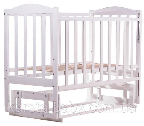 Ліжко Babyroom Зайченя Z201 маятник біле