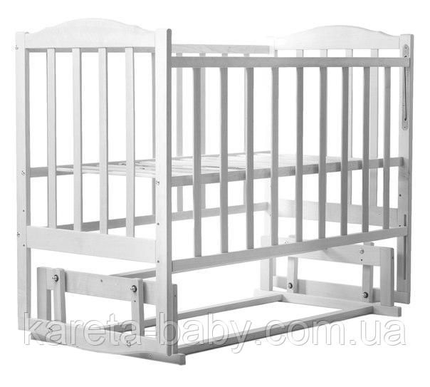 Ліжко Babyroom Зайченя Z201 маятник біле