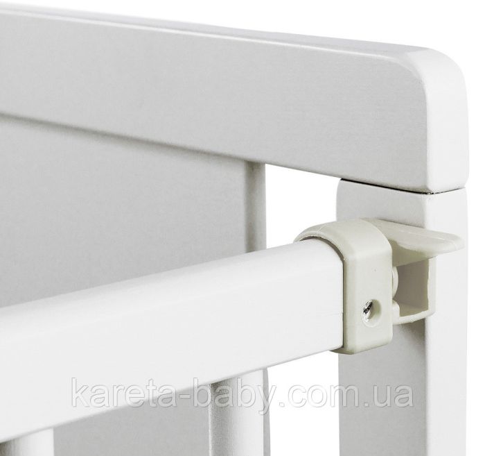 Кровать Babyroom Звездочка Z-03 маятник, ящик, откидной бок  бук белый