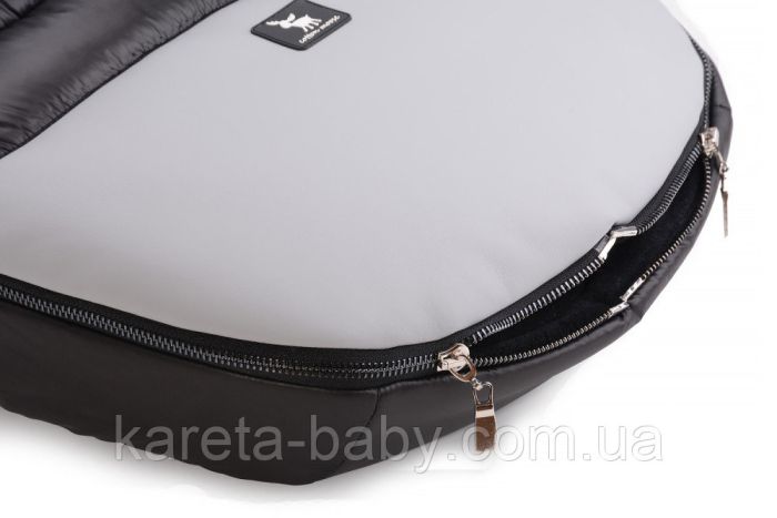 Зимний конверт Cottonmoose Alaska Premium 729/65/107/142 gray (черный-серый)