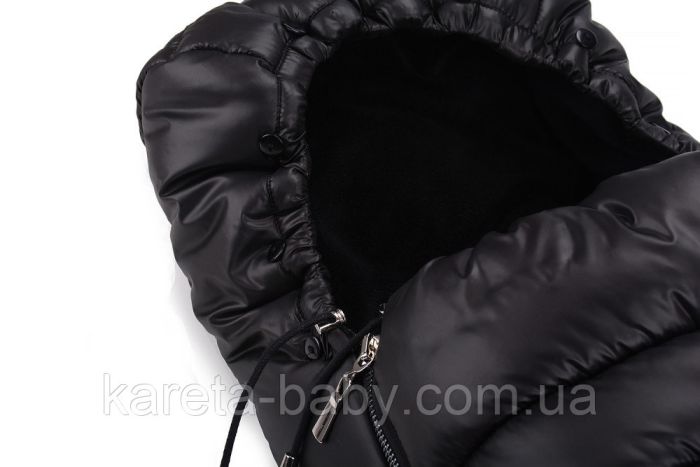 Зимний конверт Cottonmoose Alaska Premium 729/65/107/142 gray (черный-серый)