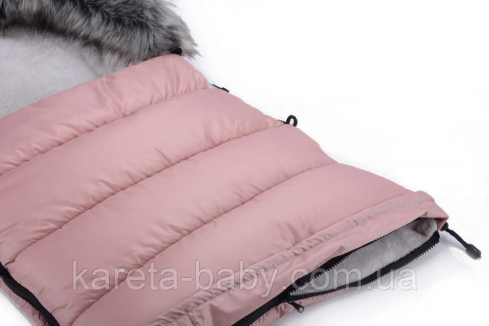 Зимний конверт Cottonmoose Combi 736/111/72/142 pink (розовая пудра)