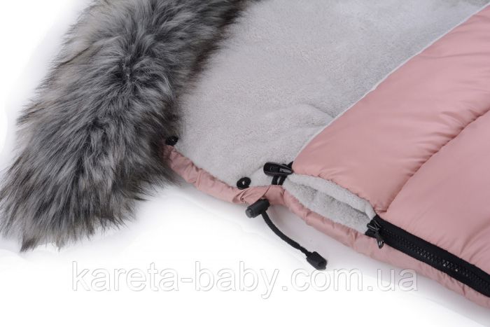 Зимний конверт Cottonmoose Combi 736/111/72/142 pink (розовая пудра)