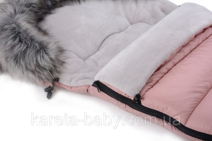 Зимний конверт Cottonmoose Combi 736/111/72/142 pink (розовая пудра)