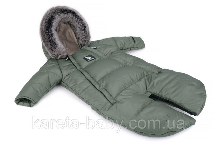 Зимовий комбінезон - трансформер Cottonmoose Moose 0-6 M 767/141 jungle green (хакі)