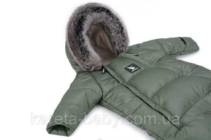 Зимовий комбінезон - трансформер Cottonmoose Moose 0-6 M 767/141 jungle green (хакі)