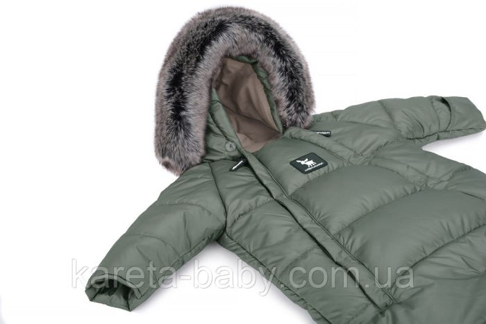 Зимовий комбінезон - трансформер Cottonmoose Moose 0-6 M 767/141 jungle green (хакі)